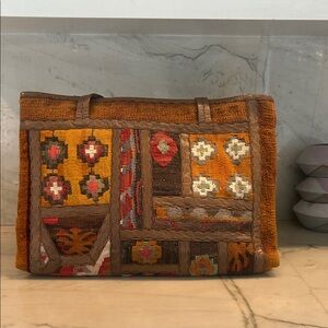 Joan & David Multicolor Patchwork Tote